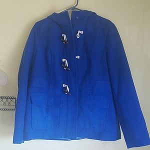 Blue old navy pea coat